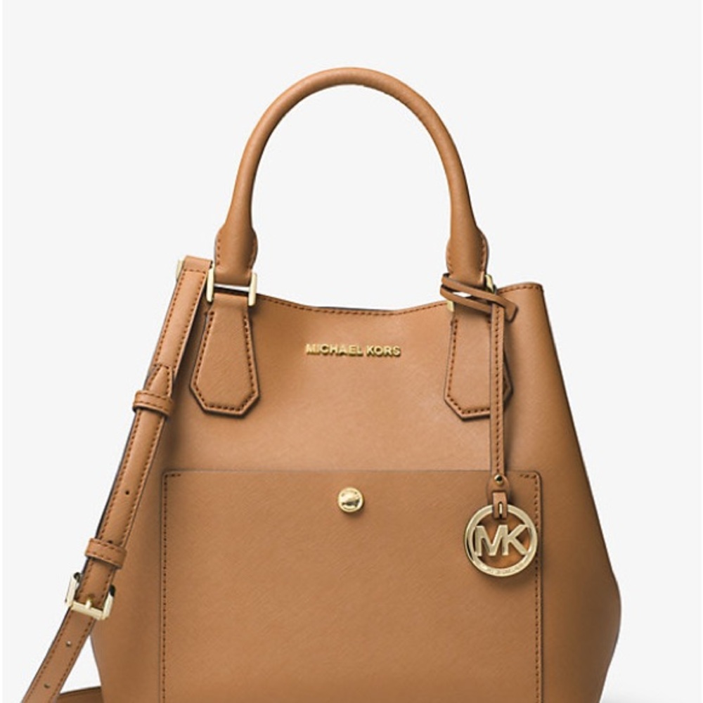 Michael Kors Greenwich Saffiano Leather Satchel